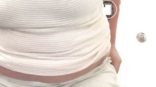 Eating her shit at the park