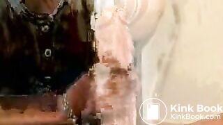 Fishnet Panty Pooping