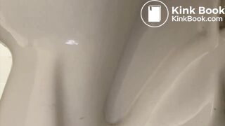 Lots of plops in the toilet