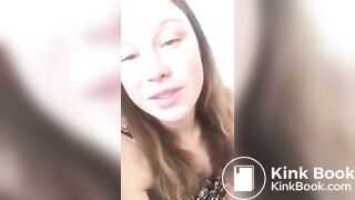 Hot Princess Shitting on Toilet