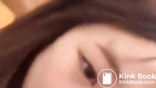 Korean tiktoker shows her shit