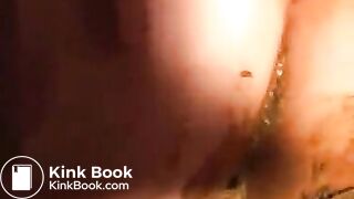 shitting then rubbing it all over