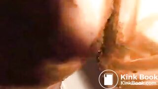 shitting then rubbing it all over