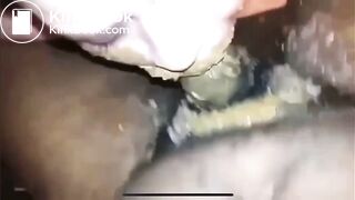 Fat pig pukes on shitty dick