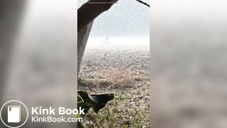 Outdoor desi pee gaand