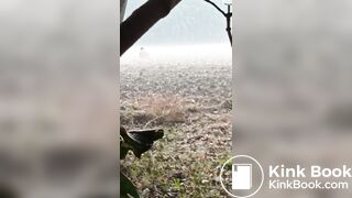 Outdoor desi pee gaand