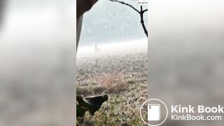 Outdoor desi pee gaand