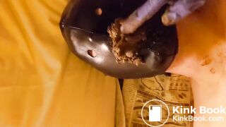 Japanese scat handjob 8