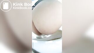 Girl Asian pooping piss toilet.MLL_020