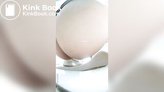Girl Asian pooping piss toilet.MLL_020