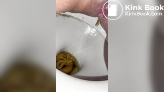 Desperate piss and big shit