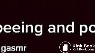 Girl pee and poop audio from tiktok