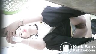 Girls chinese pooping piss toilet.TYT_051