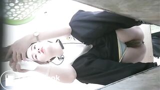 Girls chinese pooping piss toilet.TYT_051
