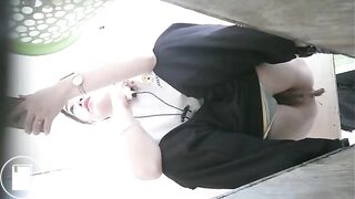 Girls chinese pooping piss toilet.TYT_051