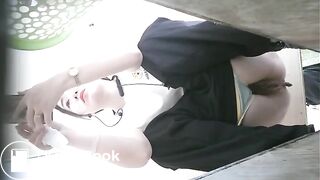Girls chinese pooping piss toilet.TYT_051