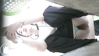 Girls chinese pooping piss toilet.TYT_051