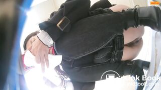 Girl Asian pooping piss toilet.MLL_09