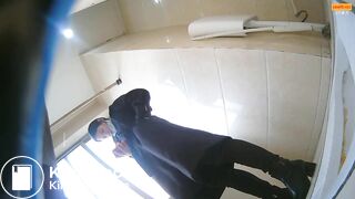 Girl Asian pooping piss toilet.MLL_09