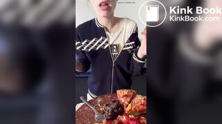 Eating a Pizza with Shit on it