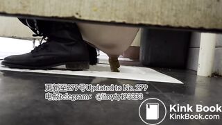 Beautiful girl poops in the toilet 69