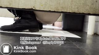 Beautiful girl poops in the toilet 69