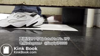 Beautiful girl poops in the toilet 70