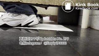 Beautiful girl poops in the toilet 70