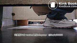 Beautiful girl poops in the toilet 72