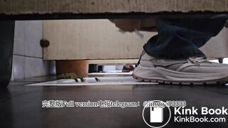 Beautiful girl poops in the toilet 72