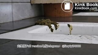 Beautiful girl poops in the toilet 72