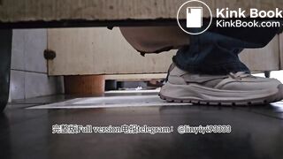 Beautiful girl poops in the toilet 72