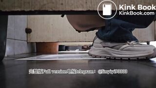 Beautiful girl poops in the toilet 72