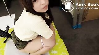 Cute japanese girl poop