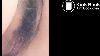 Drunk chinese girl sits on her poop