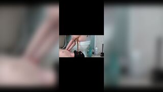 Goddess shit explosion into mouth