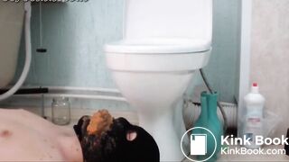 Goddess shit explosion into mouth