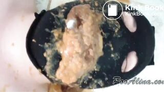 Goddess shit explosion into mouth