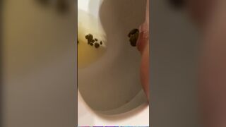 Compilation of a young babe pooping