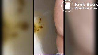 Compilation of a young babe pooping