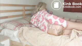 Girl suits plastic panties