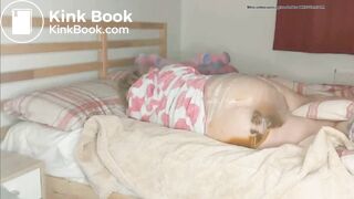 Girl suits plastic panties