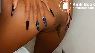Beautiful Ebony Chick Shitting Compilation.