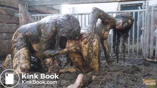 Two Girls One Farm - Kaitlyn Katsaros Lyndra Lynn cowshit sex