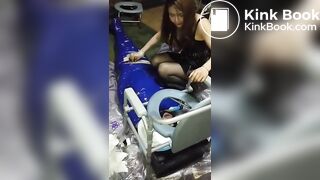 Chinese girl femdom scat 2