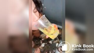 Rotten Portapotty shit eating by demand