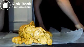 White bitch drop the world most beautiful poop ever!!