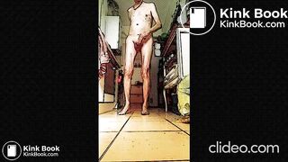 all naked with shit on body