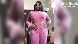 Sexy fat ebony girl pooping her panty a lot