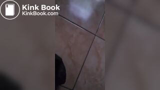 A little shit eater in her bedroom